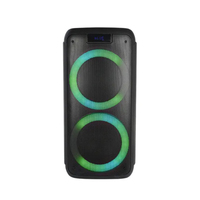 Nouvelle Enceinte Portable PA Bluetooth DJ Double 8 Pouces Sans Fil avec Lumières Tendance – Idéale pour les Fêtes et les Événements