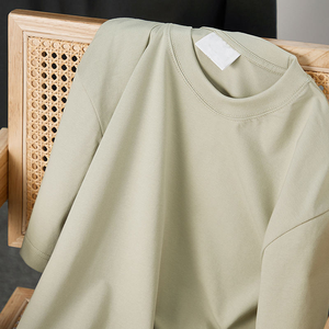 Camiseta Blanca Lisa de Algodón 100% de 260 g/m², Talla Grande, Transpirable, Extra Grande, para Hombre, de Alta Calidad y Ecológica - Product Image 5