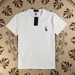 T-shirt Estiva in Cotone Puro Lavorato a Maglia R for Pony Mark per Uomo Donna, Collo Tondo, Maniche Corte, Ricamato, Vestibilità Ampia, Tessuto - Product Image 2