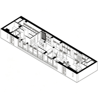 Meubles de vente au détail modernes stand stand stand stand Ladies Fashion Shop Showcase set