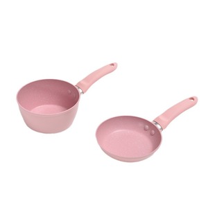 Mini Kitchen Pink Aluminum Cookware Set 12cm Non-Stick Frying <b>Pan</b> Soup Pot <b>Electric</b> Heating Baby Food Cooking - Product Image 3