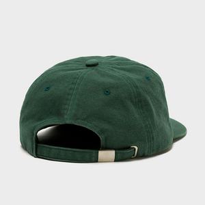 Gorro de Béisbol Vintage Verde de 6 Paneles, Estilo Dad Hat, Sin Estructura, con Logotipo Bordado Personalizado, de Algodón, para Hombre - Product Image 3