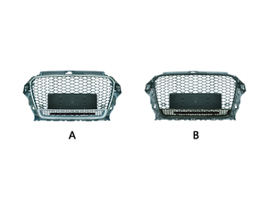 Red central RS3 modificada S3 para <span class=keywords><strong>Audi</strong></span> <span class=keywords><strong>A3</strong></span>, rejilla de parachoques delantero celular mejorada, Material ABS - Product Image 4