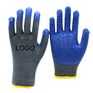 लेटेक्स पाम डूबा सुरक्षात्मक सुरक्षा काम कचरा दस्ताने - Product Image 3