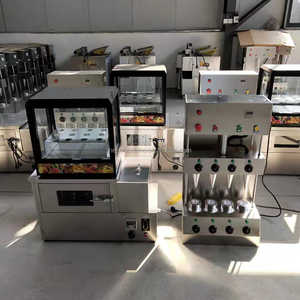 <span class=keywords><strong>Acheter</strong></span> Italie Production moule rotatif spirale pain Maquina tasse Pizza cône Machine ensemble De Conos faisant <span class=keywords><strong>four</strong></span> fabricant 110 220 V en conique - Product Image 3