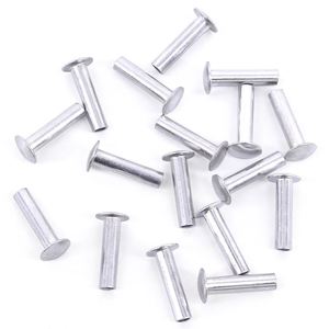 Remaches Tubulares Semihuecos de Aluminio con Cabeza Redonda de 3mm, 4mm, 5mm, Personalizables para Fabricación de Muebles - Product Image 2