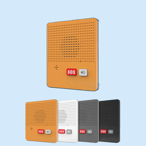 Téléphone <span class=keywords><strong>filaire</strong></span> durable Trimline avec appels d'urgence et boutons de numérotation rapide SOS pour la surveillance de l'état des ascenseurs d'hôtel - Product Image 1