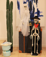 Squelette mobile personnalisé en usine, 90 cm, corps humain, personnage marié/mariée, décoration d'Halloween, cadeau, accessoires d'Halloween