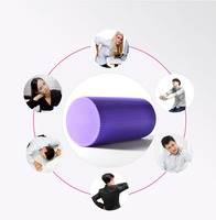 Rouleau en mousse EVA en gros d'usine 45*15cm, haute densité, écologique, avec logo personnalisé pour la gym, le Pilates et l'entraînement