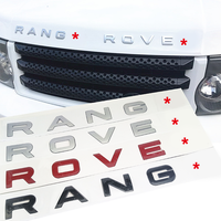 Autocollant d'emblème de capot avant et lettres de coffre arrière pour Range Rover Limited, style sport en temps réel