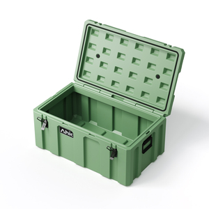 Boîte à outils professionnelle personnalisée Rotomoded en PE, étanche, 90L, ensemble de rangement tout-terrain pour l'extérieur - Product Image 4