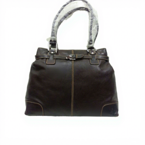 Sac à main pour femme en cuir naturel brun de qualité supérieure, style western, fermeture à glissière, pliable, imperméable, sacs à main décontractés - Product Image 2