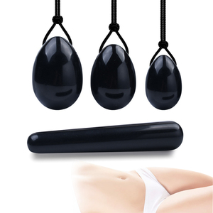 Colección Alchemy Souls, Bola <span class=keywords><strong>de</strong></span> Ejercicio con Forma <span class=keywords><strong>de</strong></span> Huevo Yin Yang, Huevo Yoni <span class=keywords><strong>de</strong></span> Cuarzo Rosa para Mujeres, Varita <span class=keywords><strong>de</strong></span> Masaje con Piedras Preciosas, Yoni Rose - Product Image 4