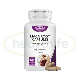 Healthife Curves Enhancer Maca Root Capsule for Women, Aguaje and Maca Capsules