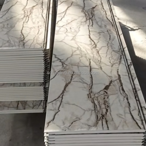 Panneau sandwich en <span class=keywords><strong>polyuréthane</strong></span> PU de type pierre de marbre pour la décoration de murs extérieurs et l'isolation thermique - Product Image 3