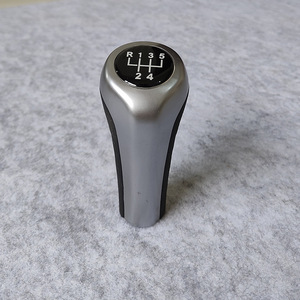 Bmw Matte Silver <b>Shift</b> <b>Knob</b> Aluminum Alloy 5 Speed Gear Lever Head For Car Manual Transmission - Product Image 1