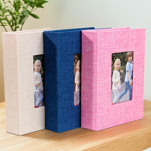 Album photo recouvert de tissu, albums photo à glissière, albums photo de mariage, de bébé, de famille, d'anniversaire, rangement de photos - Product Image 4