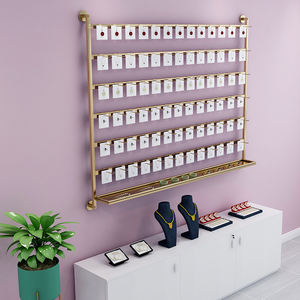 आधुनिक रचनात्मक गहने डिस्प्ले स्टैंड दीवार-माउंटेड गहने भंडारण रैक धातु असर प्रदर्शन रैक - Product Image 2