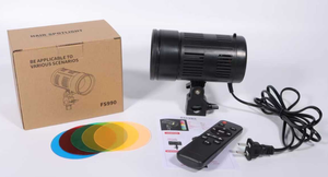 Lampe LED pour cheveux FS990 20W, projecteur professionnel pour portrait, photographie, maquillage et diffusion en direct - Product Image 2