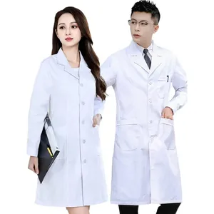 Blouse médicale promotionnelle pour les étudiants en médecine, en soins infirmiers, en médecine, en <span class=keywords><strong>pharmacie</strong></span>, en chimie, en laboratoire, en clinique, vêtements de travail - Product Image 1