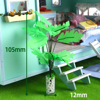 Miniature de plante en pot à l'échelle 1:12, accessoires de modèle de scène DIY pour maison de poupée OB11