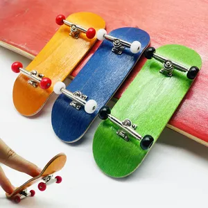 Professionele Tech Fingerboards Hout Deck Finger Skateboard Custom Finger Skate Boarding