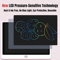 Tablette d'écriture numérique LCD 13 pouces et tableau de dessin - Bloc-notes électronique portable effaçable pour enfants