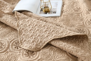 3Pcs Trải Giường Đặt Nhà Máy Bán Hàng Trực Tiếp Dừa Palm Quilt Craft Sợi Nhỏ Bộ Đồ Giường Đặt Cho Phòng Ngủ Bán Buôn - Product Image 4