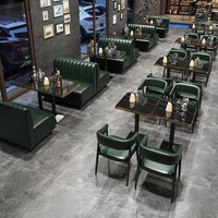 Canapé de style minimaliste moderne pour bar, salon, KTV, café et salon de thé, table et chaises de salle à manger, canapé de club d'affaires