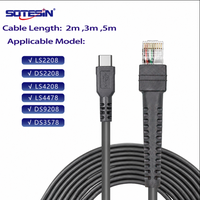 Cable de Escáner de Código de Barras SOTESIN Tipo-C a RJ50, Compatible con Zebra Symbol LS2208 DS2208 LS4208, Proveedor de Fábrica OEM