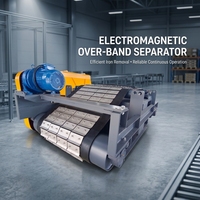 Ruijie RCDD-08 Pemisah Elektromagnetik Overband 3 kW Penghilang Besi Industri untuk Daur Ulang Logam pada Sabuk Konveyor Kontinu