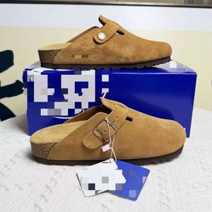 Zuecos de Cuero Genuino para Mujer, los Más Vendidos en Europa en 2025, con Forro de Piel de Vaca, Suela de Corcho, Soporte de Arco, Estilo <span class=keywords><strong>Birkenstock</strong></span>, Personalizables - Product Image 2