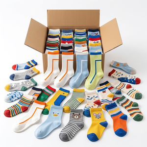 Chaussettes pour enfants, lot mixte, déstockage, assortiment aléatoire, vente en gros, surplus de stock, chaussettes pour enfants, prix direct d'usine, prix bas - Product Image 1
