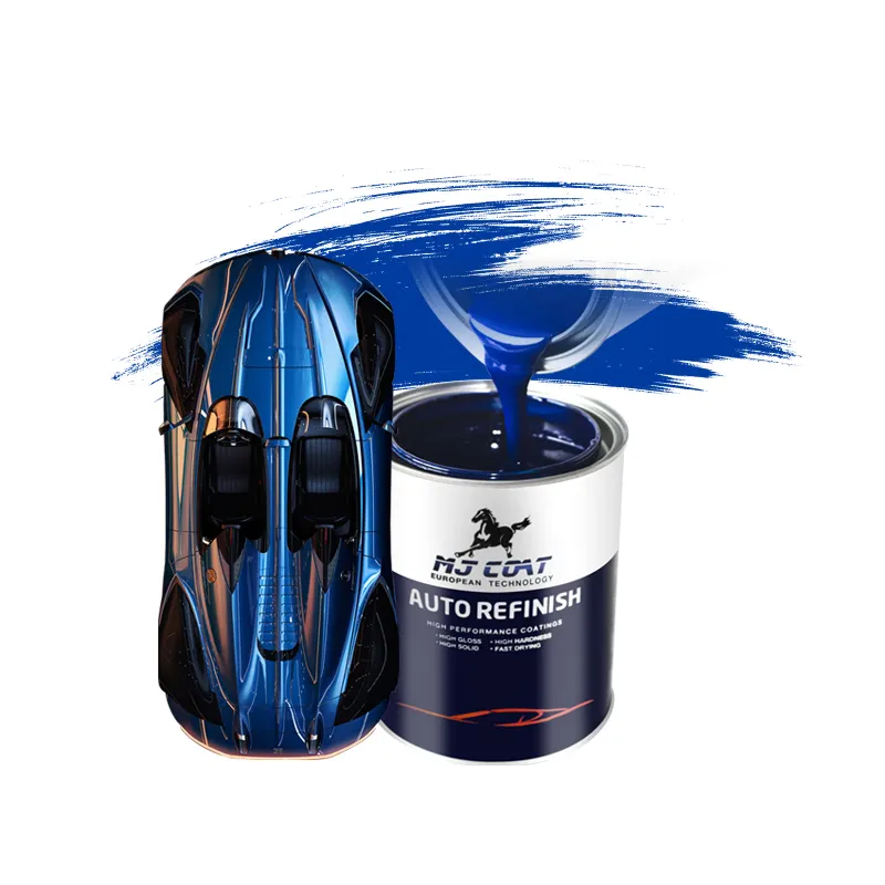 High Quality Car Refinish Paint Automotive Paint 1K Basecoat Silver Gray Metallic Factory Price