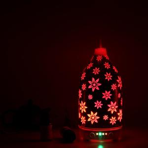 Rumah & hadiah penyebar minyak esensial kaca cantik, minyak esensial penyebar ultrasonik 3D 100ml - Product Image 1