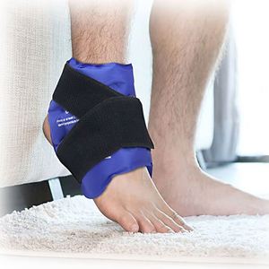 Compresa de Gel para Tobillo - Terapia Fría/Caliente Reutilizable, Correa Ajustable, a Prueba de Fugas y Apta para Microondas, Tamaño Personalizable para Esguinces e Hinchazón - Product Image 6