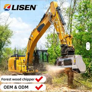 LISEN Trituratore per Escavatori Pesanti con Motore e Cuscinetti per Disboscamento e Triturazione di Ceppi, Approvato CE, Prezzo di Fabbrica - Product Image 1