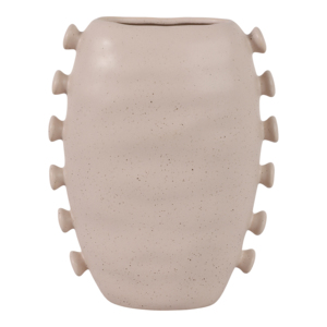 Vaso Decorativo in Ceramica con Dettagli Laterali, Formato Piccolo per Soggiorno, Camera da Letto, Ufficio - Product Image 4