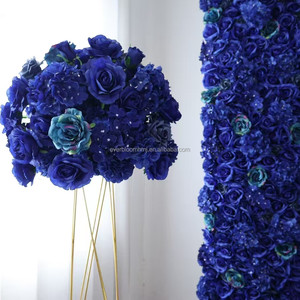 G, superventas, piezas de <span class=keywords><strong>centro</strong></span> de boda, decoración de mesa, arreglo floral, Bola de flores azules, centros de mesa florales para mesa de boda - Product Image 5