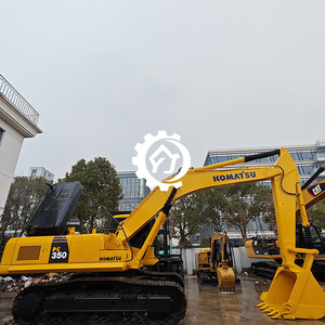 Excavatrice sur chenilles Komatsu PC350 d'occasion du Japon, modèle 2018, 36 tonnes, moteur, boîte de vitesses, roulement, équipement lourd fiable pour l'exploitation minière - Product Image 3