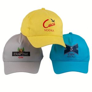 Unisex 5-Panel Custom Advertising Promotional Baseball Cap Factory-Customized 100% Cotton Sports Cap