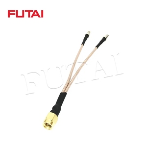 <span class=keywords><strong>Cable</strong></span> Divisor RF Tipo <span class=keywords><strong>Y</strong></span> SMA Macho a Doble TS9 Macho, <span class=keywords><strong>Cable</strong></span> Coaxial RG316, Conector de Antena, Venta al por Mayor de Fábrica - Product Image 2