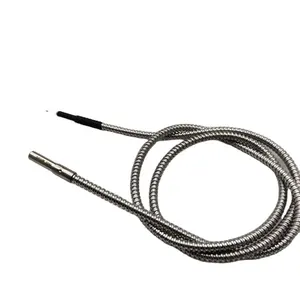 High quality heating Element straight Cartridge Heater in 6*20mm probe with flexible hose