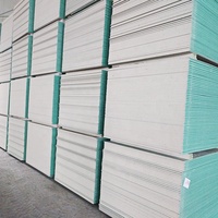 Panneaux de fibre de gypse d'absorption acoustique de cloisons sèches résistantes à l'humidité JTL Carreaux de plafond en gypse 1200*2400mm Plaques de plâtre pour cloisons sèches