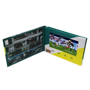 Biglietto d'Auguri Video con Schermo LCD a Colori, Libro Video Personalizzabile per Promozioni, Matrimoni e Anniversari, Brochure Video con Copertina Rigida da 7 Pollici - Product Image 5