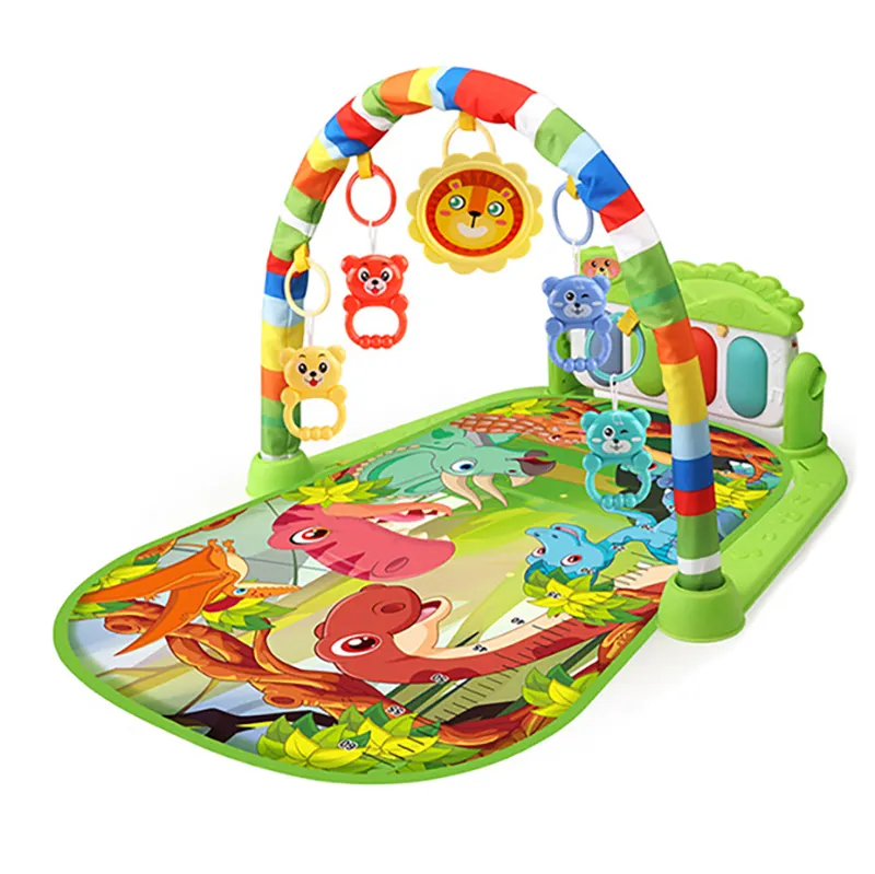 2024 New Product Baby Play Gym Piano Fitness Rack Play Mat Set Babies Activity Toy Baby Toddler Toy