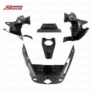 COUVERCLE DE MOTEUR EN FIBRE DE CARBONE SÈCHE DE STYLE OEM COUVERCLES DE COMPARTIMENT MOTEUR (5 PCS) POUR 2020-2022 <span class=keywords><strong>FERRARI</strong></span> <span class=keywords><strong>SF90</strong></span> - Product Image 1