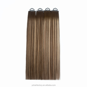 ต่อผมยวนเจิ้นแบบผีเสื้อ สีอ่อน ผมแท้ ต่อผมแบบดับเบิ้ลเวฟท์  แบบเจาะรู Genius Hole Weft - Product Image 3