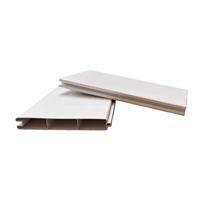 Clôture de sécurité de cour en PVC bois-plastique de style américain moderne, hauteur personnalisable, design entièrement privé, modélisation 3D