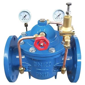 Vanne de réduction de pression pilotée en fonte ductile 200X-16C DN100 PN16 pour l'alimentation en eau de protection incendie - Product Image 1